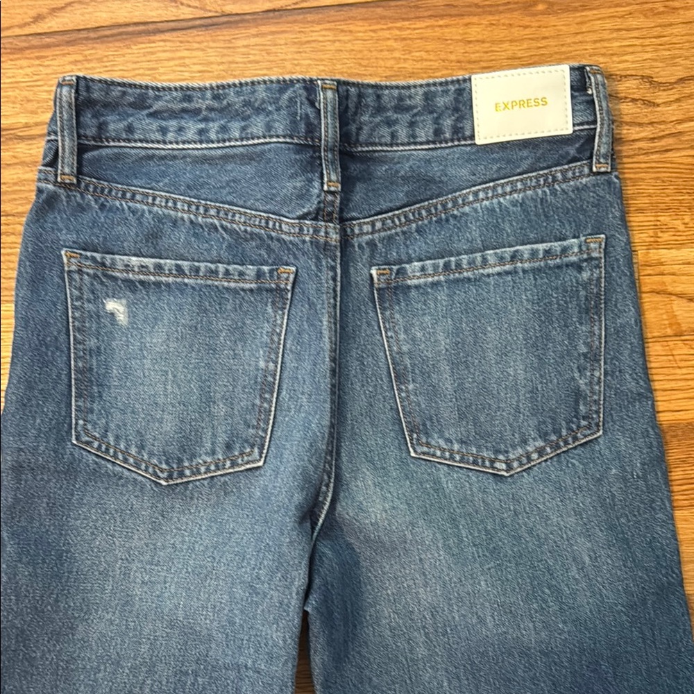 Distressed Blue Jeans - Picture 4 of 4